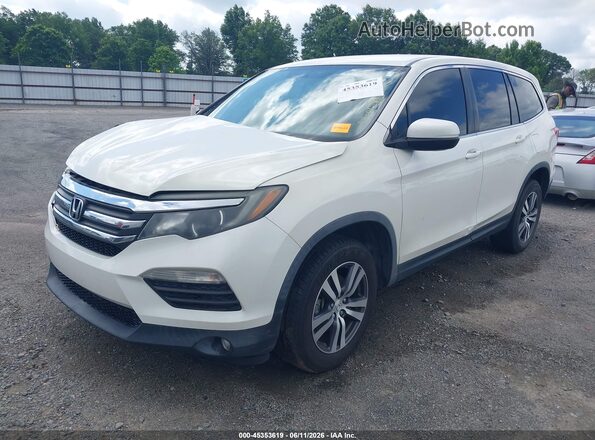 5FNYF5H37JB024084 2018 HONDA PILOT White Przód lewy