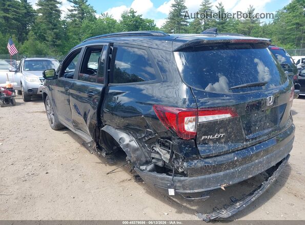 5FNYF5H37NB019196 2022 HONDA PILOT Black Դիմացի տեսք
