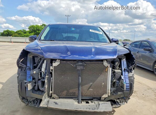 5FNYF5H50LB023055 2020 HONDA PILOT Blue Widok z przodu