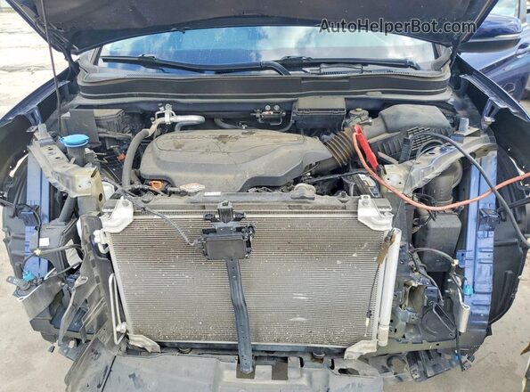 5FNYF5H50LB023055 2020 HONDA PILOT Blue Widok komory silnika