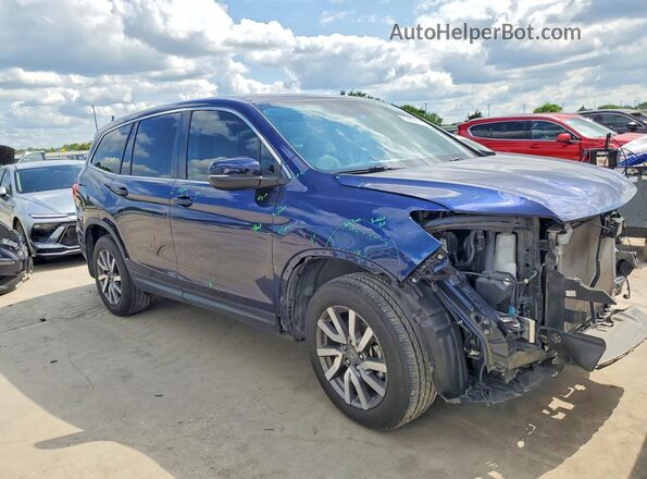5FNYF5H50LB023055 2020 HONDA PILOT Blue Przód prawy
