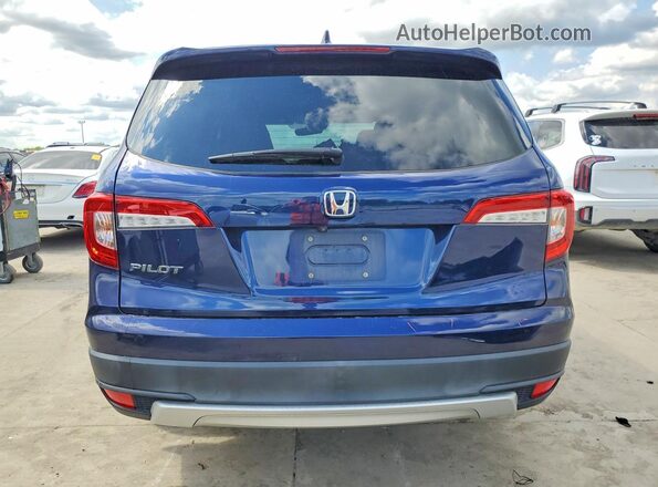 5FNYF5H50LB023055 2020 HONDA PILOT Blue Widok z tyłu