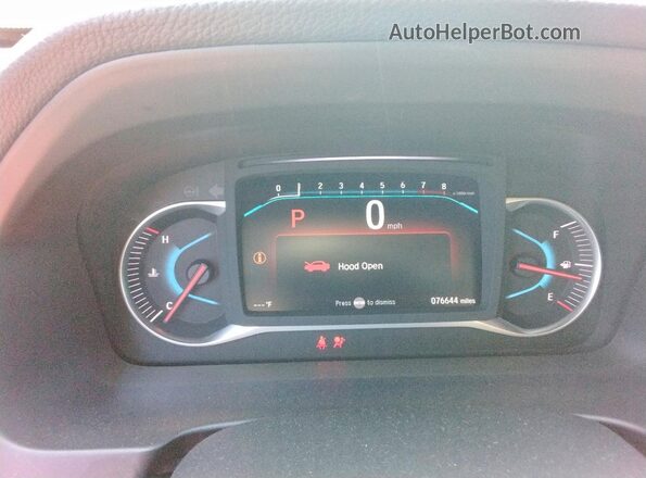 5FNYF5H50LB023055 2020 HONDA PILOT Blue Widok zestawu wskaźników