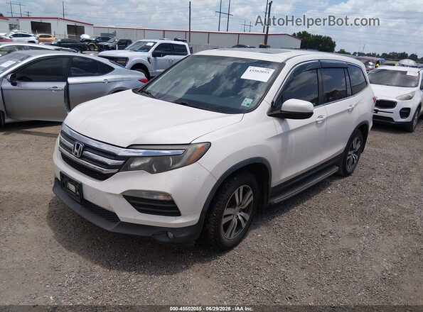 5FNYF5H52JB020915 2018 HONDA PILOT Белый Передняя левая четверть