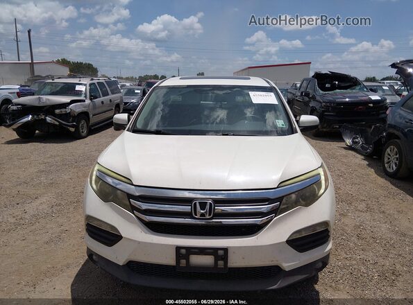 5FNYF5H52JB020915 2018 HONDA PILOT Белый Вид спереди