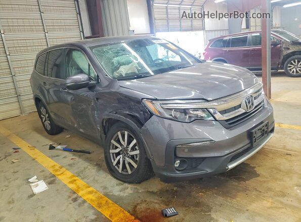 5FNYF5H52MB036195 2021 HONDA PILOT Серый Передняя правая четверть