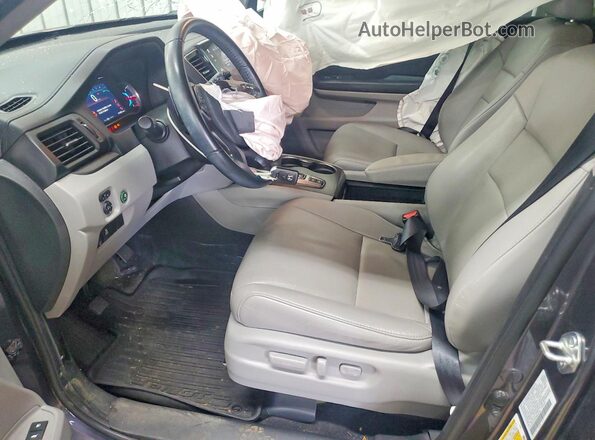 5FNYF5H52MB036195 2021 HONDA PILOT Серый Вид салона спереди