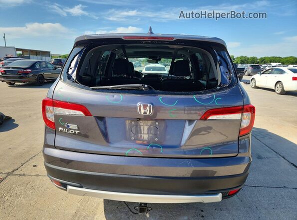 5FNYF5H52MB046130 2021 HONDA PILOT Gray Vista trasera