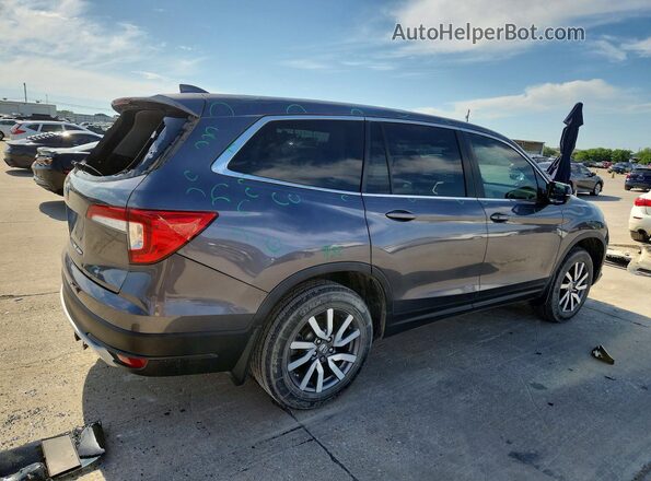 5FNYF5H52MB046130 2021 HONDA PILOT Gray Trasero derecho