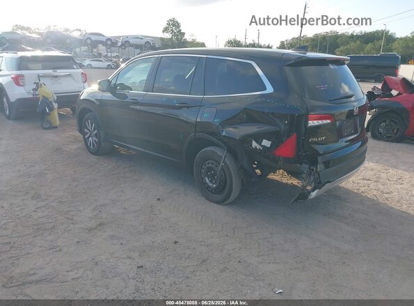 5FNYF5H52NB013128 2022 HONDA PILOT Black Հետևի ձախ
