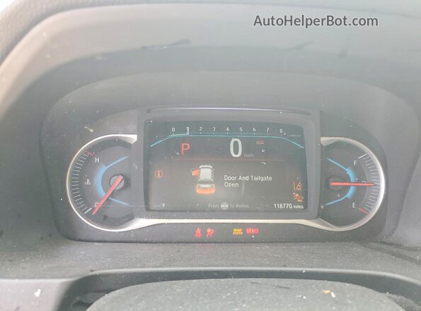 5FNYF5H53KB012002 2019 HONDA PILOT White Instrument cluster view