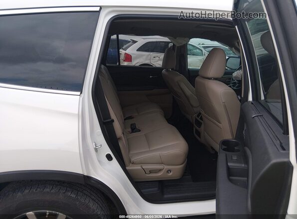 5FNYF5H53NB005409 2022 HONDA PILOT White Widok naklejki z numerem VIN