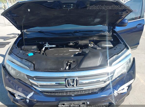 5FNYF5H54JB014467 2018 HONDA PILOT Синий Вид сзади