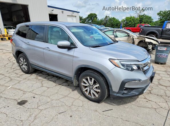 5FNYF5H54KB004295 2019 HONDA PILOT Silver 
