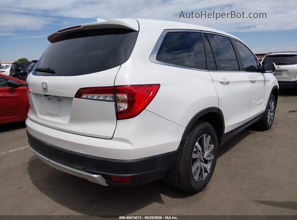 5FNYF5H54MB002985 2021 HONDA PILOT White Trasero derecho