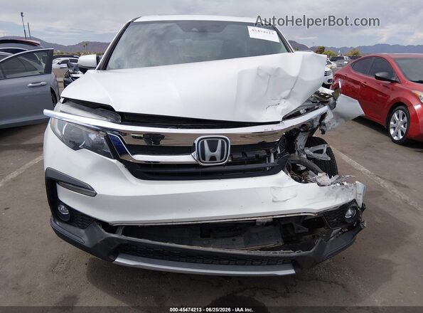 5FNYF5H54MB002985 2021 HONDA PILOT White Vista del cuadro de instrumentos