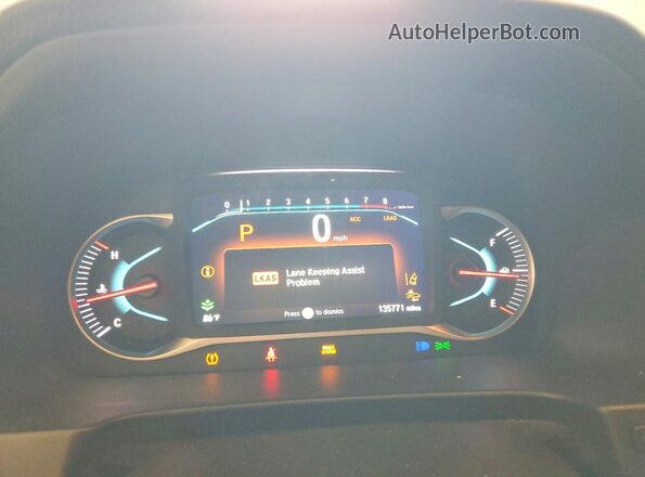 5FNYF5H54MB009628 2021 HONDA PILOT Black Вид щитка приладів
