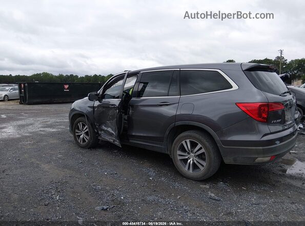 5FNYF5H55HB033782 2017 HONDA PILOT Gray Trasero izquierdo