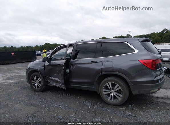 5FNYF5H55HB033782 2017 HONDA PILOT Gray Vista interior de 360 grados
