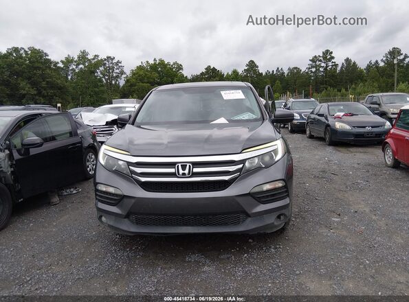 5FNYF5H55HB033782 2017 HONDA PILOT Gray Vista del cuadro de instrumentos