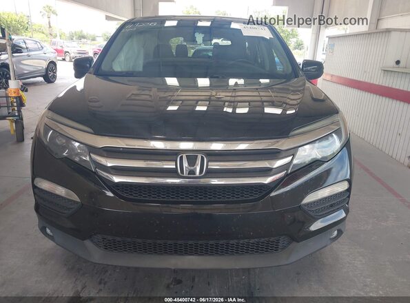 5FNYF5H55HB038514 2017 HONDA PILOT Черный Вид щитка приборов