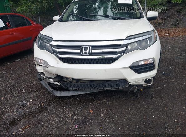 5FNYF5H55JB002327 2018 HONDA PILOT White Դիմացի տեսք