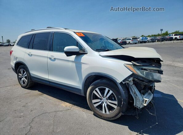 5FNYF5H55JB012422 2018 HONDA PILOT White Front right