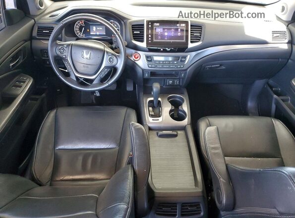 5FNYF5H55JB031164 2018 HONDA PILOT White Vista del salpicadero