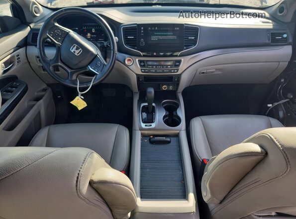 5FNYF5H55KB034888 2019 HONDA PILOT Gray Vista del salpicadero