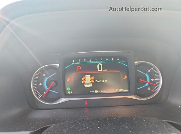 5FNYF5H55KB034888 2019 HONDA PILOT Gray Vista del cuadro de instrumentos