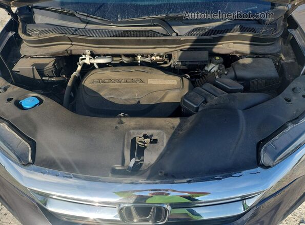 5FNYF5H55KB034888 2019 HONDA PILOT Gray Vista del compartimento del motor