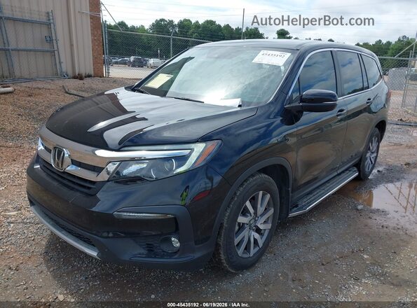 5FNYF5H55LB007756 2020 HONDA PILOT Black Առջևի ձախ երեք քառորդ տեսարան