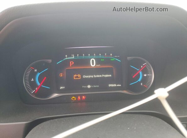 5FNYF5H55LB013640 2020 HONDA PILOT Черный Вид щитка приборов
