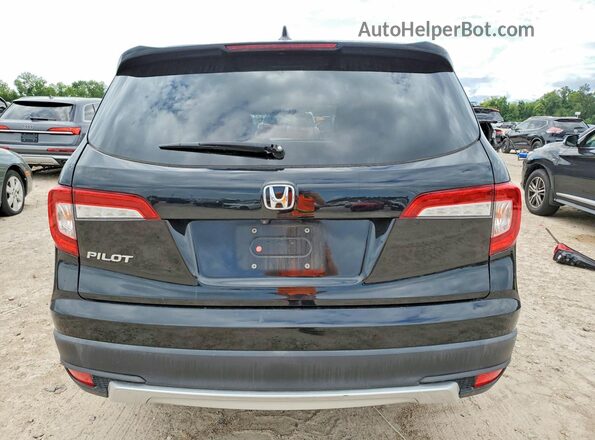 5FNYF5H56KB030221 2019 HONDA PILOT Black Rear view
