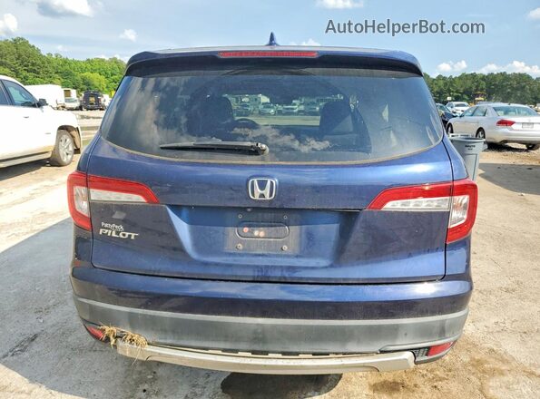 5FNYF5H56KB036553 2019 HONDA PILOT Blue Vista trasera
