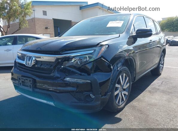 5FNYF5H56LB018510 2020 HONDA PILOT Black Front left