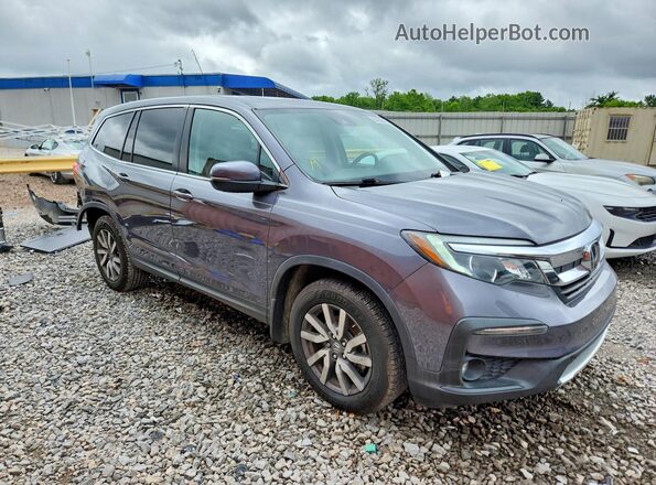 5FNYF5H56MB033316 2021 HONDA PILOT Charcoal Передня права чверть
