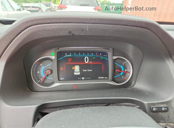 5FNYF5H56MB033316 2021 HONDA PILOT Charcoal Вид щитка приладів