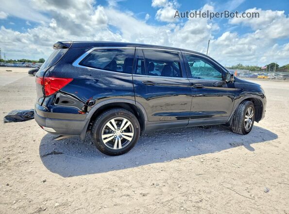 5FNYF5H57HB026283 2017 HONDA PILOT Black Trasero derecho