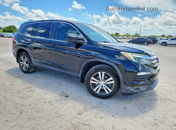 5FNYF5H57HB026283 2017 HONDA PILOT Black Delantero derecho
