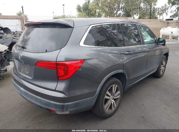 5FNYF5H57HB037784 2017 HONDA PILOT Серый Задняя правая четверть