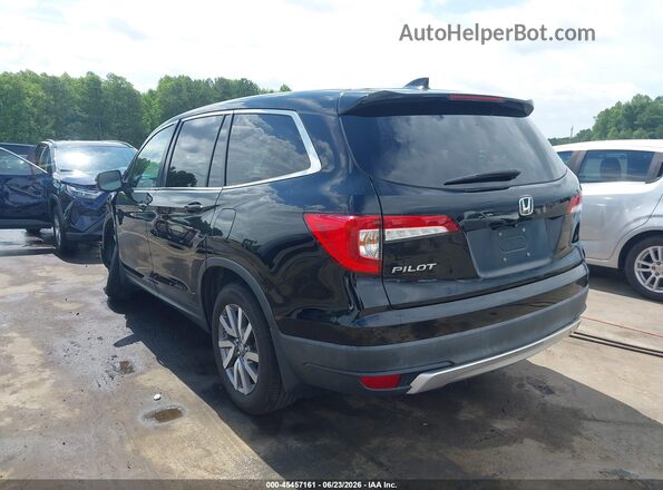 5FNYF5H57KB039011 2019 HONDA PILOT Black უკანა მარცხენა