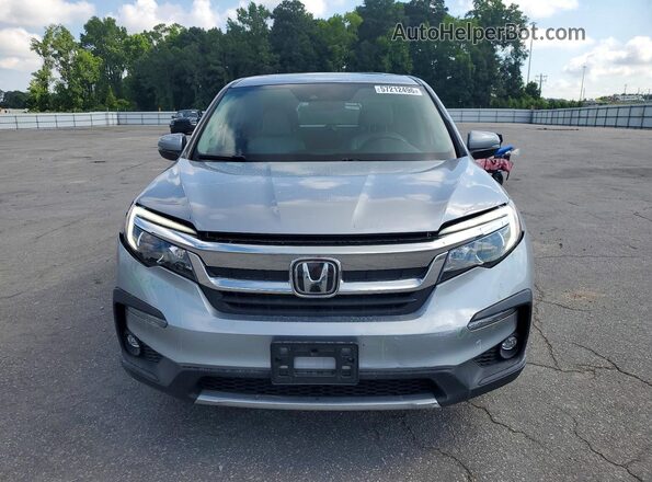 5FNYF5H57LB008715 2020 HONDA PILOT Silver Front view