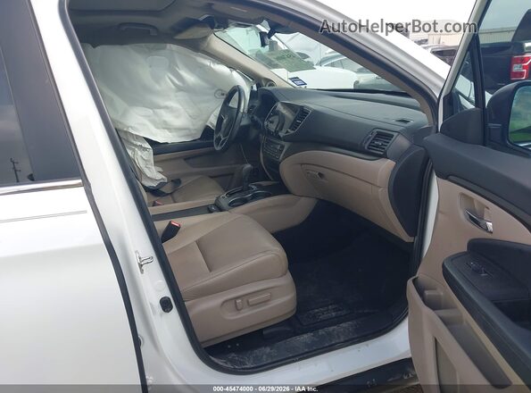 5FNYF5H57LB020489 2020 HONDA PILOT White Widok wnętrza z przodu