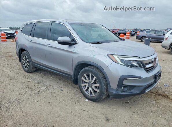 5FNYF5H57MB011227 2021 HONDA PILOT Silver Front right