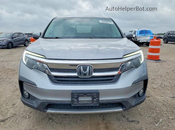 5FNYF5H57MB011227 2021 HONDA PILOT Silver Front view