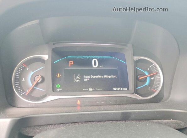5FNYF5H57MB011227 2021 HONDA PILOT Silver Instrument cluster view