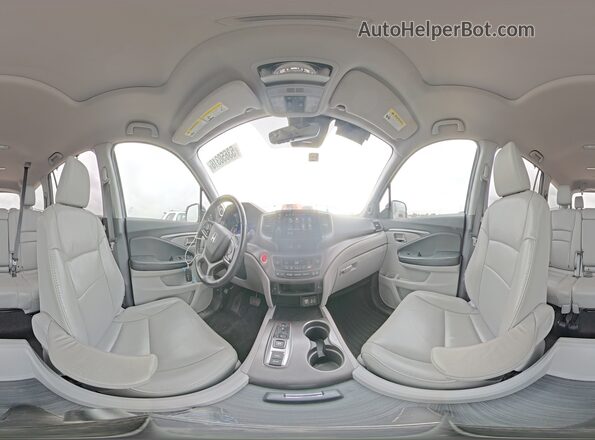 5FNYF5H57MB011227 2021 HONDA PILOT Silver 360 interior view