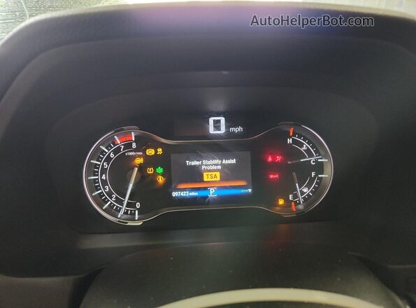 5FNYF5H58JB020000 2018 HONDA PILOT Black Вид щитка приладів