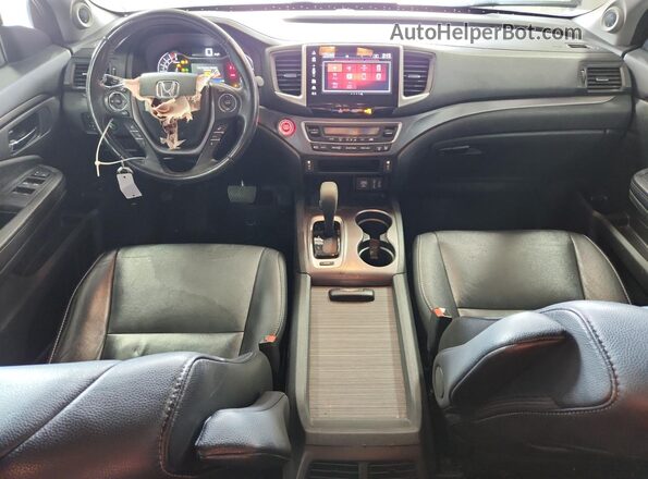 5FNYF5H58JB020000 2018 HONDA PILOT Black Вид панелі приладів